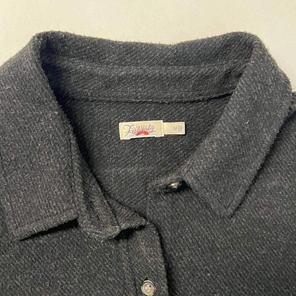 Faherty Women's Legend Long Sleeve Black Shirt Sweater Dress - Picture 7 of 8